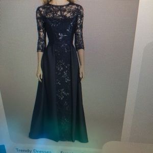 Elegant navy blue dress